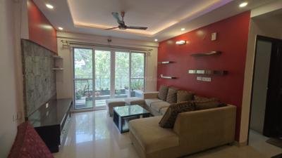Living Room Image of 1252 Sq.ft 2 BHK Apartment / Flat for rent in Mana Jardin, Junnasandra Bengaluru for Rs. 50000