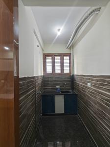 Kitchen Image of 1100 Sq.ft 2 BHK Builder Floor for rent in Bilekahalli Bengaluru for Rs. 35000