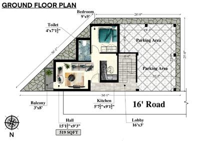1 BHK Flat