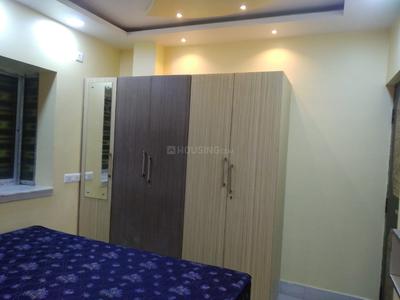 Bedroom Image of 900 Sq.ft 2 BHK Builder Floor for rent in Kalikapur, EM Bypass Kolkata for Rs. 28000
