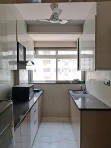 Kitchen Image of 450 Sq.ft 1 RK Apartment / Flat for rent in DLF One Midtown, Karampura New Delhi for Rs. 24000