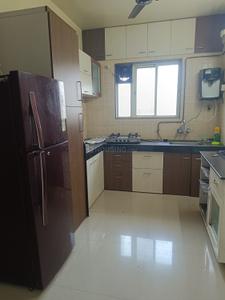 Kitchen Image of 694 Sq.ft 1 BHK Apartment / Flat for rent in Alliance Nisarg, Wakad Pune for Rs. 30000