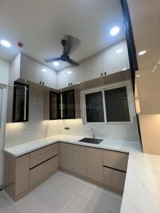 Kitchen Image of 1605 Sq.ft 3 BHK Apartment / Flat for rent in Candeur Crescent, Nallagandla Hyderabad for Rs. 48000