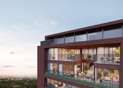Balcony Image of 1400 Sq.ft 3 BHK Apartment / Flat for sale in Avibhanam Panache, Vaishno Devi Circle Ahmedabad for Rs. 13900000