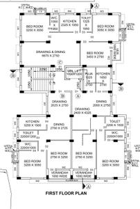 Image of 1151 Sq.ft 3 BHK Apartment / Flat for sale in A A Group, Bansdroni, Kolkata for Rs. 5500000