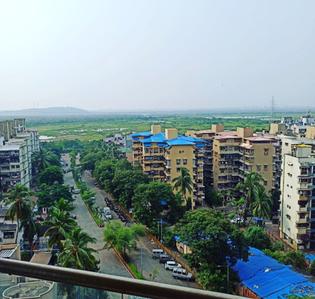 Balcony Image of 1350 Sq.ft 3 BHK Apartment / Flat for sale in RNA NG Eclat, Andheri West Mumbai for Rs. 45000000