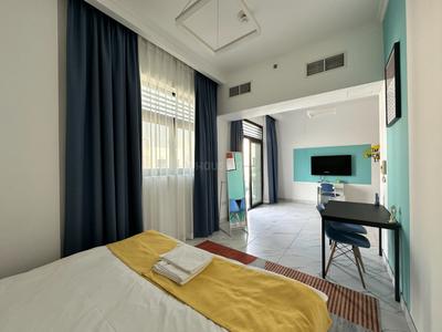 Balcony Image of 624 Sq.ft 1 RK Apartment / Flat for sale in Jumeirah Village Dubai for Rs. 26666090