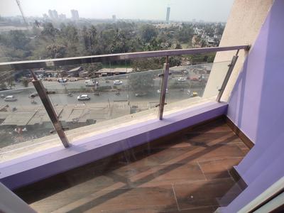 Balcony Image of 1200 Sq.ft 3 BHK Apartment / Flat for rent in Rajwada Altitude Block 1, Saha Para Kolkata for Rs. 35000