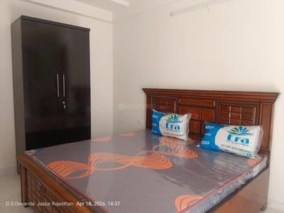Bedroom Image of 1445 Sq.ft 3 BHK Apartment / Flat for rent in Kalyan Oasis, Jagatpura Jaipur for Rs. 38000