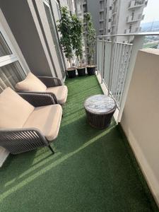 Balcony Image of 1727 Sq.ft 3 BHK Apartment / Flat for sale in Ireo The Corridors, Sector 67 Gurgaon for Rs. 32800000
