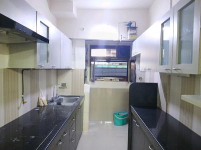 Kitchen Image of 950 Sq.ft 3 BHK Apartment / Flat for rent in Dosti Flamingos, Sewri Mumbai for Rs. 145000