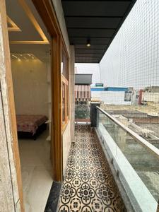 Balcony Image of 650 Sq.ft 2 BHK Builder Floor for rent in Guru Ji Homes Part 2, Dwarka Mor New Delhi for Rs. 29900