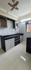 Kitchen Image of 1150 Sq.ft 2 BHK Apartment / Flat for sale in Vishesh Balaji Symphony, Shilottar Raichur Navi Mumbai for Rs. 8500000