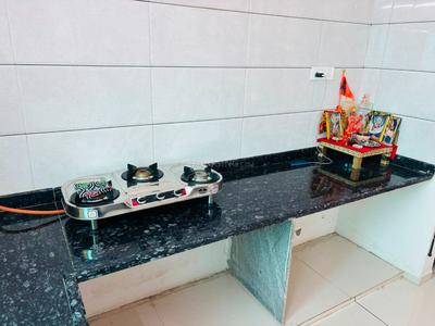 Kitchen Image of 1500 Sq.ft 4 BHK Apartment / Flat for rent in Vadsar Vadodara for Rs. 22000