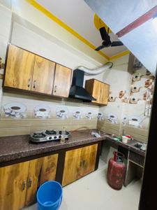 Kitchen Image of 1200 Sq.ft 3 BHK Apartment / Flat for rent in Malviya Nagar Jaipur for Rs. 26000