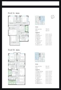 Image of 1176 Sq.ft 3 BHK Apartment / Flat for sale in Salt Lake City, Kolkata for Rs. 7700000