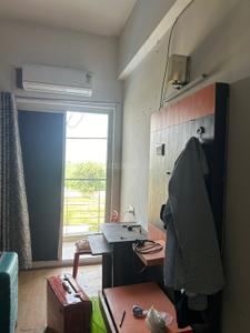 Bedroom Image of 380 Sq.ft 1 RK Studio for rent in Qube Hebitac Apartment , Knowledge Park 3 Greater Noida for Rs. 12000