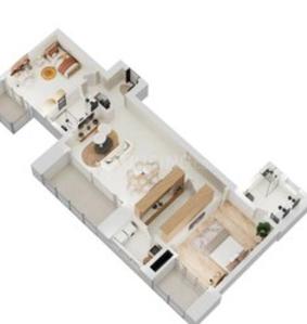 Image of 1600 Sq.ft 2 BHK Apartment / Flat for sale in BPTP Amstoria Verti Greens, Sector 102, Gurgaon for Rs. 27500000