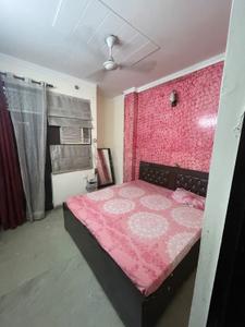 Bedroom Image of 500 Sq.ft 1 BHK Builder Floor for rent in Hari Nagar New Delhi for Rs. 15000