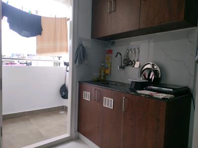Kitchen Image of 350 Sq.ft 1 RK Apartment / Flat for rent in Doddanekundi Bengaluru for Rs. 16000