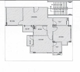 Image of 1067 Sq.ft 3 BHK Apartment / Flat for sale in Siddha Hans, Bagru Khurd, Jaipur for Rs. 2900000