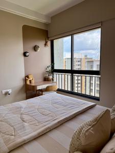 Bedroom Image of 930 Sq.ft 2 BHK Apartment / Flat for sale in Shapoorji Pallonji Joyville Sensorium, Maan Pune for Rs. 11000000