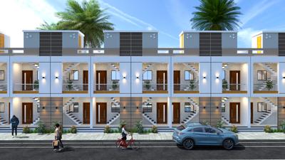 Image of 864 Sq.ft 2 BHK Independent House for sale in Bonand, Surat for Rs. 2811000