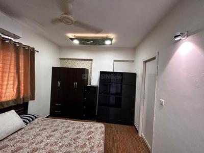 Bedroom Image of 1950 Sq.ft 3 BHK Apartment / Flat for rent in Satyam Skyline, Naranpura Ahmedabad for Rs. 38000