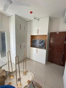 Bedroom Image of 580 Sq.ft 1 BHK Studio for rent in L And T Raintree Boulevard, Sahakara Nagar Bengaluru for Rs. 45000