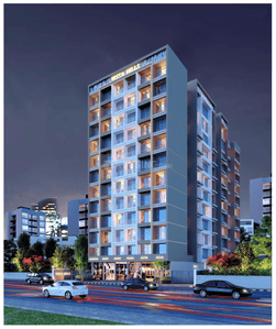 Building Image of 635 Sq.ft 1 BHK Apartment / Flat for sale in Global Vista Hills, Pushpak Nagar Navi Mumbai for Rs. 3600000