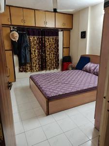 Bedroom Image of 570 Sq.ft 1 BHK Apartment / Flat for rent in Wadhwani Mayureshwar Sai Nisarg Park, Pimple Saudagar Pune for Rs. 25000
