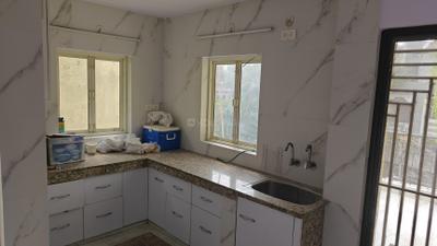 Kitchen Image of 500 Sq.ft 2 BHK Builder Floor for rent in Jhandewalan New Delhi for Rs. 20000
