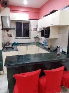 Kitchen Image of 1000 Sq.ft 3 BHK Apartment / Flat for sale in Naktala Kolkata for Rs. 4700000
