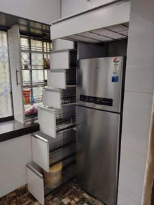 Kitchen Image of 675 Sq.ft 2 BHK Apartment / Flat for rent in Jumbo Darshan D2, Andheri East Mumbai for Rs. 65000
