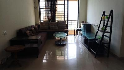 Living Room Image of 900 Sq.ft 2 BHK Apartment / Flat for rent in K Raheja Interface Heights, Malad West Mumbai for Rs. 75000