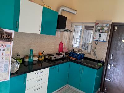 Kitchen Image of 1200 Sq.ft 1 BHK Builder Floor for rent in Nagarbhavi Bengaluru for Rs. 13500
