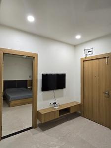 Bedroom Image of 550 Sq.ft 1 BHK Builder Floor for rent in Nipania Indore for Rs. 20000