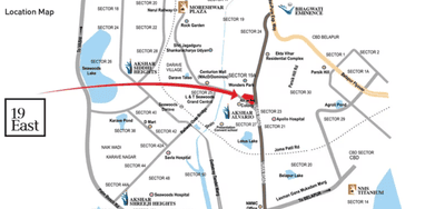 Image of 1920 Sq.ft 3 BHK Apartment / Flat for sale in Bhagwati 19 East, Nerul, Navi Mumbai for Rs. 25500000