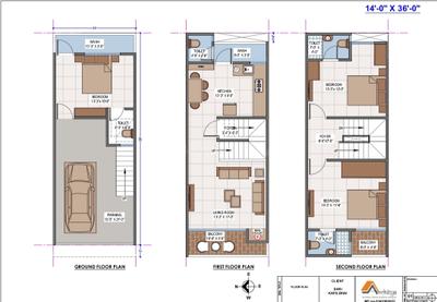 Image of 1512 Sq.ft 3 BHK Villa for sale in Dindoli, Surat for Rs. 5751000