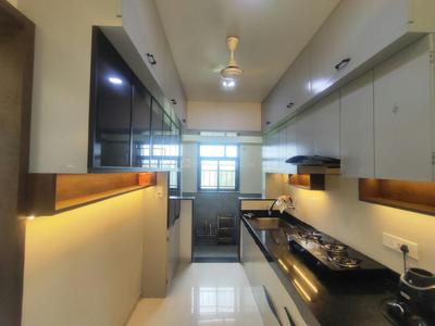 Kitchen Image of 800 Sq.ft 2 BHK Apartment / Flat for rent in Kohinoor Sapphire II, Tathawade Pune for Rs. 30000