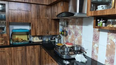 Kitchen Image of 1400 Sq.ft 3 BHK Independent House for sale in Bakeri Sulay, Vejalpur Ahmedabad for Rs. 15700000