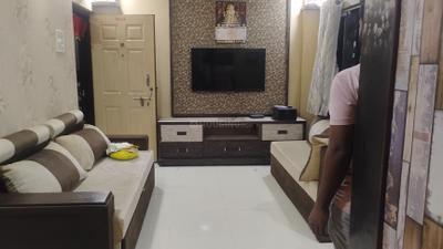 Living Room Image of 1000 Sq.ft 2 BHK Apartment / Flat for rent in Mahalaxmi Nagar, Warje Pune for Rs. 32000