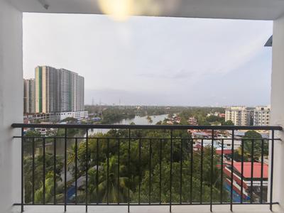 Balcony Image of 1650 Sq.ft 3 BHK Apartment / Flat for sale in Santhi Riverdale, Vyttila Kochi for Rs. 10500000