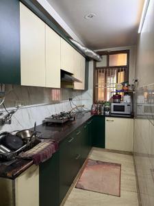 Kitchen Image of 900 Sq.ft 3 BHK Builder Floor for sale in Laxmi Nagar New Delhi for Rs. 8500000