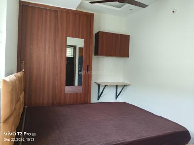 Bedroom Image of 600 Sq.ft 1 BHK Builder Floor for rent in Bellandur Bengaluru for Rs. 35000