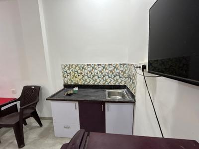 Kitchen Image of 230 Sq.ft 1 RK Builder Floor for rent in Mahalakshmi Nagar Indore for Rs. 11000