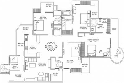 Image of 2674 Sq.ft 4 BHK Apartment / Flat for sale in Ajnara Grand Heritage, Sector 74, Noida for Rs. 40000000