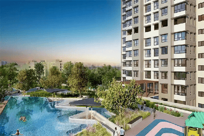 Image of 810 Sq.ft 2 BHK Apartment / Flat for sale in Narang Privado B, Thane West, Thane for Rs. 19200000