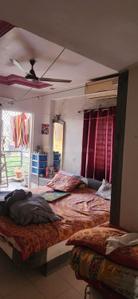 Bedroom Image of 1050 Sq.ft 3 BHK Apartment / Flat for rent in Memnagar Ahmedabad for Rs. 25000