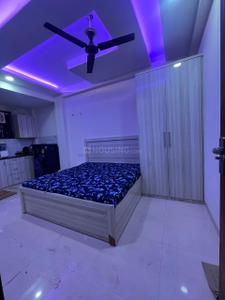 Bedroom Image of 450 Sq.ft 1 RK Builder Floor for rent in Sector 57 Gurgaon for Rs. 15100
